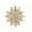 Khaki, variant on Powdered Gold Snowflake Ornaments, Double-Sided Hollow Plastic Christmas Tree Decorations, Glittering Holiday Scene Setup(Gold)