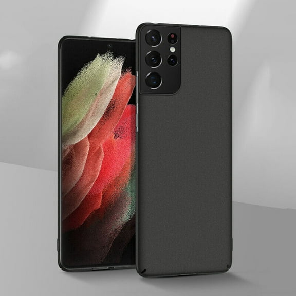 Slim Case for Samsung Galaxy S22,Decase Ultra Thin Hard PC Lightweight Anti-Scratch Anti-Fingerprint Matte Skin-Feel Phone Cover for Apple Galaxy S22- black