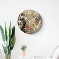 thumbnail image 4 of 16 Inch Wall Clock Battery Operated Silent Clock Decorative for Office, Kitchen, Outdoor, Living Room，4Th of July Liberty Silhouette with American Flag Delicate, 4 of 4