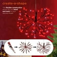 thumbnail image 4 of Alpine Corporation CRD100L-RD Christmas Snowflake Large Ornament with 96 LED Lights, 16 Inch Tall, 16-Inch, Red, 4 of 5
