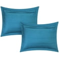 thumbnail image 4 of Chic Home Olivier 24-Piece Reversible Pinch Pleated Comforter Set, King, Teal, 4 of 8