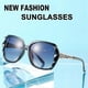 thumbnail image 3 of Anhua women large sunglasses, UV 400 glasses oversized polarized sunglasses classic trend ladies sunglasses large frame sunglasses for women, red, 3 of 5