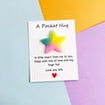 thumbnail image 4 of Valentine's Day Pocket Hug Heart with Greeting Cards, Distance Relationship Gifts for Boyfriend Girlfriend, I Love You Gift for Him Her, Three Color Gradient Star Moon Design,C, 4 of 4