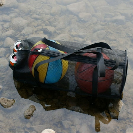 Masteelf Basketball Training Equipment Football Juggling Mesh Bag Fitness Black