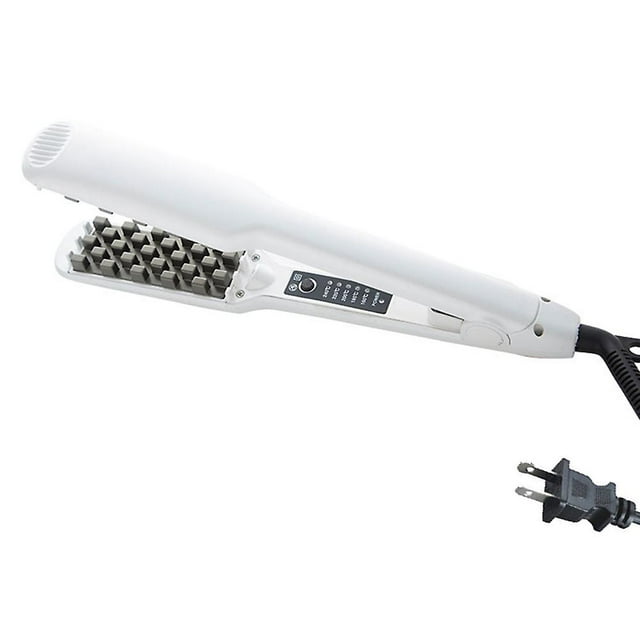 Plancha profesional para dar volumen al cabello | Aumenta el volumen del cabello, herramienta de cerámica para dar volumen al cabello, temperatura ajustable, cable giratorio oso de fresa Hogar
