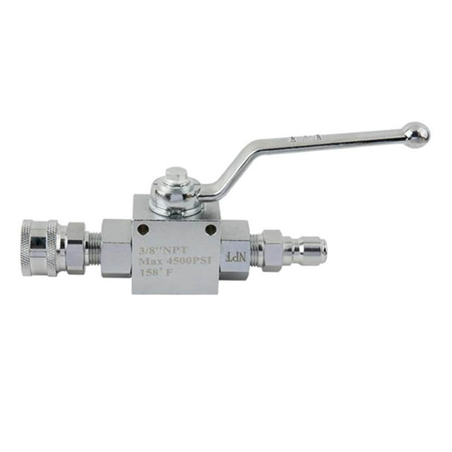 Válvula de de la lavadora a rápida de 3/8 '' para la manguera de la lavadora de potencia 4500PSI