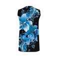 thumbnail image 5 of Snorda Débardeurs pour Femmes Grande Taille Mode Féminine Décontractée Été Imprimé Sans Manches Col Rond Haut Blouse Débardeur P-5TG, 5 of 5