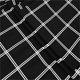 thumbnail image 4 of Amzcrzy Pantalones Hombre Trabajo Elásticos Moda Clásicos A Cuadros Slim Fit Vestir Ajustados Informales Negocios Sin Pinzas Con Bolsillos Reuniones Cenas Tallas S-3XL Negro, 4 of 6