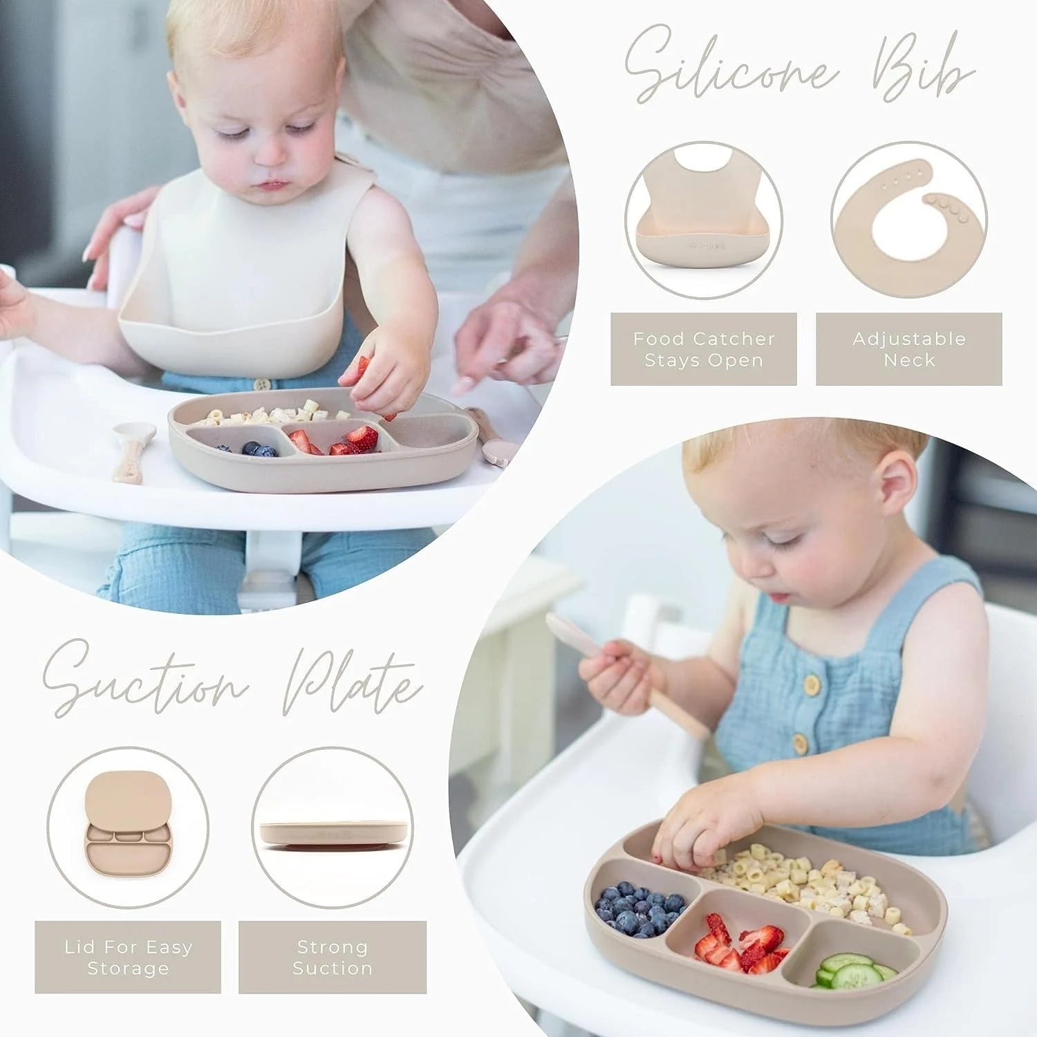 Geez' baby and toddler 6 piece feeding set - baby Led weaning supplies –  Geezkids