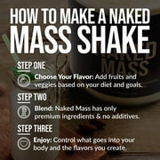 Naked Strawberry Mass - All Natural Strawberry Protein Powder - 8lb Bulk, GMO Free, Gluten Free & Soy Free, No Artificial Ingredients - 1,500 Calories - 11 Servings