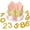 Gold, variant on Dog Crown Birthday Party Hat for Girls Reusable Birthday Party Cat Kitten Headband with 0-9 Figures Charms Grooming Accessories