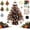 Type D, variant on Merry Glow Tree - DIY Jingle Beads Christmas Tree Kit, Crystal Holiday Craft Set for Adults with Metal Frame, Angel Topper and Ornament Charms, Sparkling Tabletop Christmas Decor