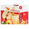(8 Pouches) Happy Tot Super Foods Pouches Organic Apples & Butternut