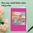 thumbnail image 6 of NobleWorks Funny Mother's Day Greeting Card w/ 5x7 Envelope (1 Card), for Men, Women, Mom Sink Bath C9228MDG, 6 of 7