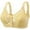 A-Beige7, variant on Yuanlong Daisy Bras For Older Women Front Closure Adjustable Straps Comfort Bra Wireless Full Coverage Daily Wear Bras