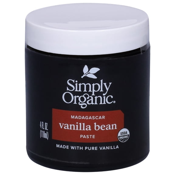 Pack Of 3 Simply Organic Vanilla Bean Paste, 4 oz (Package May Vary)