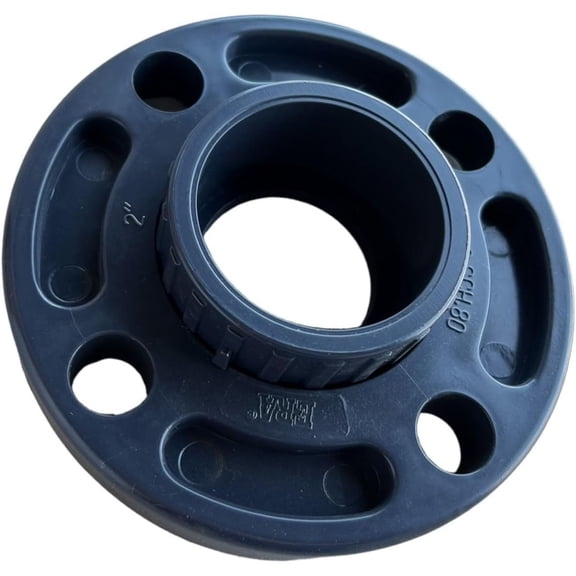 ERA 2” SCH 80 PVC Van Stone Flange, Socket Connection, Heavy Duty Pipe Flange for Industrial Plumbing & Pump Systems