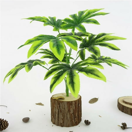 Arbustes de feuilles de plantes artificielles arbustes de remplissage de  palmiers vifs décor de feuilles de tortue | Walmart Canada
