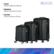 thumbnail image 3 of Juego de 3 Maletas de Viaje Check. In Grande 25 kg Mediana 20 kg y Carry On 10 kg negro, 3 of 15