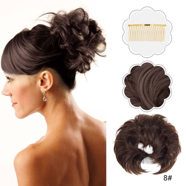 xaoyunyn Pièce de Perruque Pliable Polyvalente avec Style Naturel et Fixation Sécurisée Convient pour le Volume et les Coiffures Tendance, Convient pour la Commodité Quotidienne
