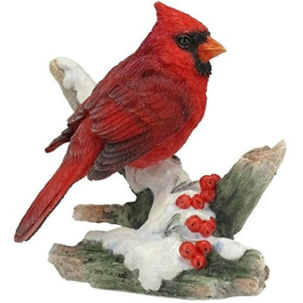 Veronese Design - Veronese Design Cardinal Perching on a Snowy Branch ...