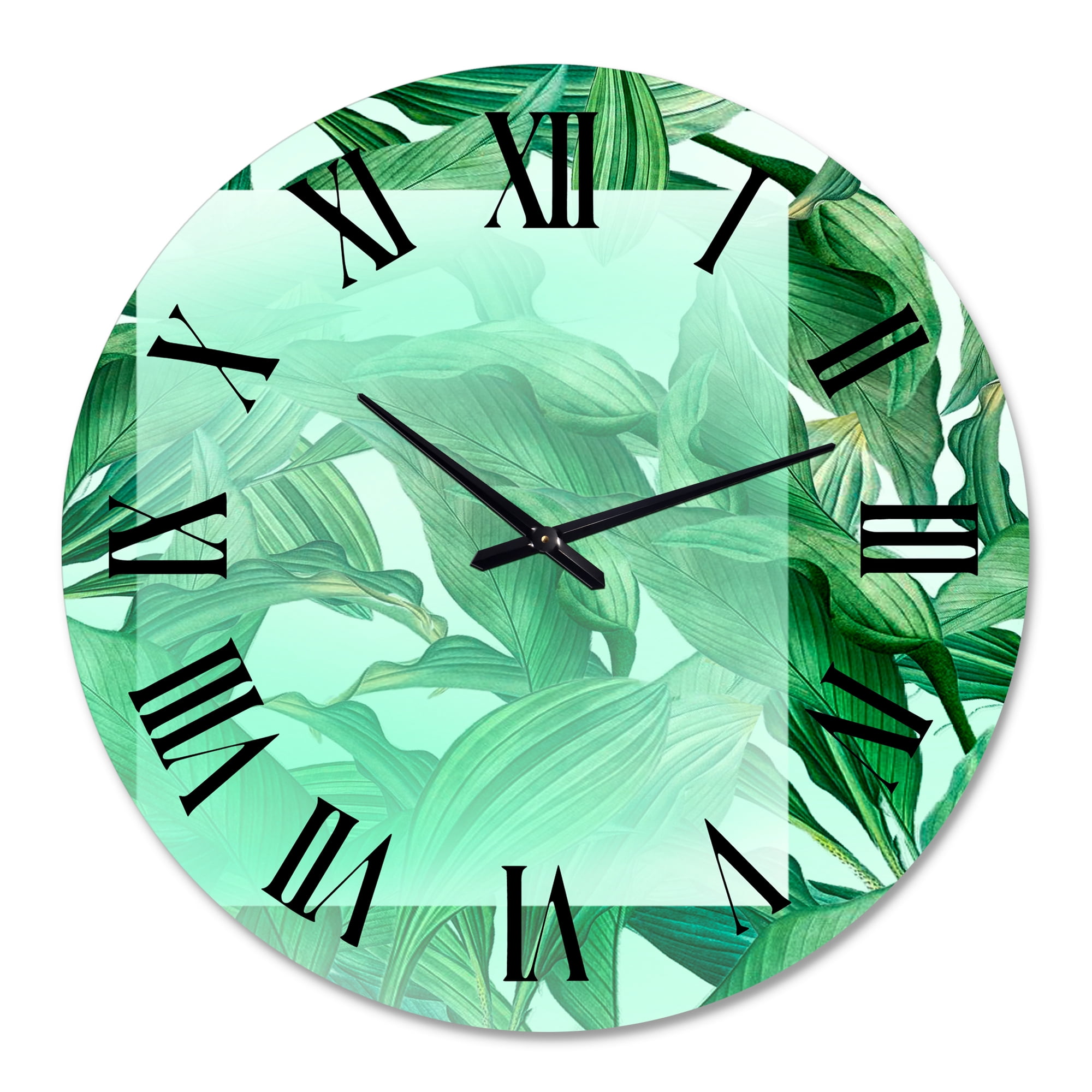 Designart 1 in Quartz Coastal Wall Clock