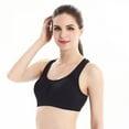 thumbnail image 2 of Women Front Closure Bra Full Coverage Wirefree Lace Plus Size Racerback, 2 of 6