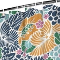 thumbnail image 3 of Pioneer Flower Floral Print Pattern Shower Curtain 36"x72" ,Bathroom Decorative Shower Curtains Set with 12 Hooks,Modern Waterproof Washable Shower Curtain, 3 of 6