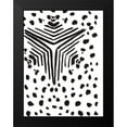 thumbnail image 2 of Pinto, Patricia 19x24 Black Modern Framed Museum Art Print Titled - Black and White Design I, 2 of 5