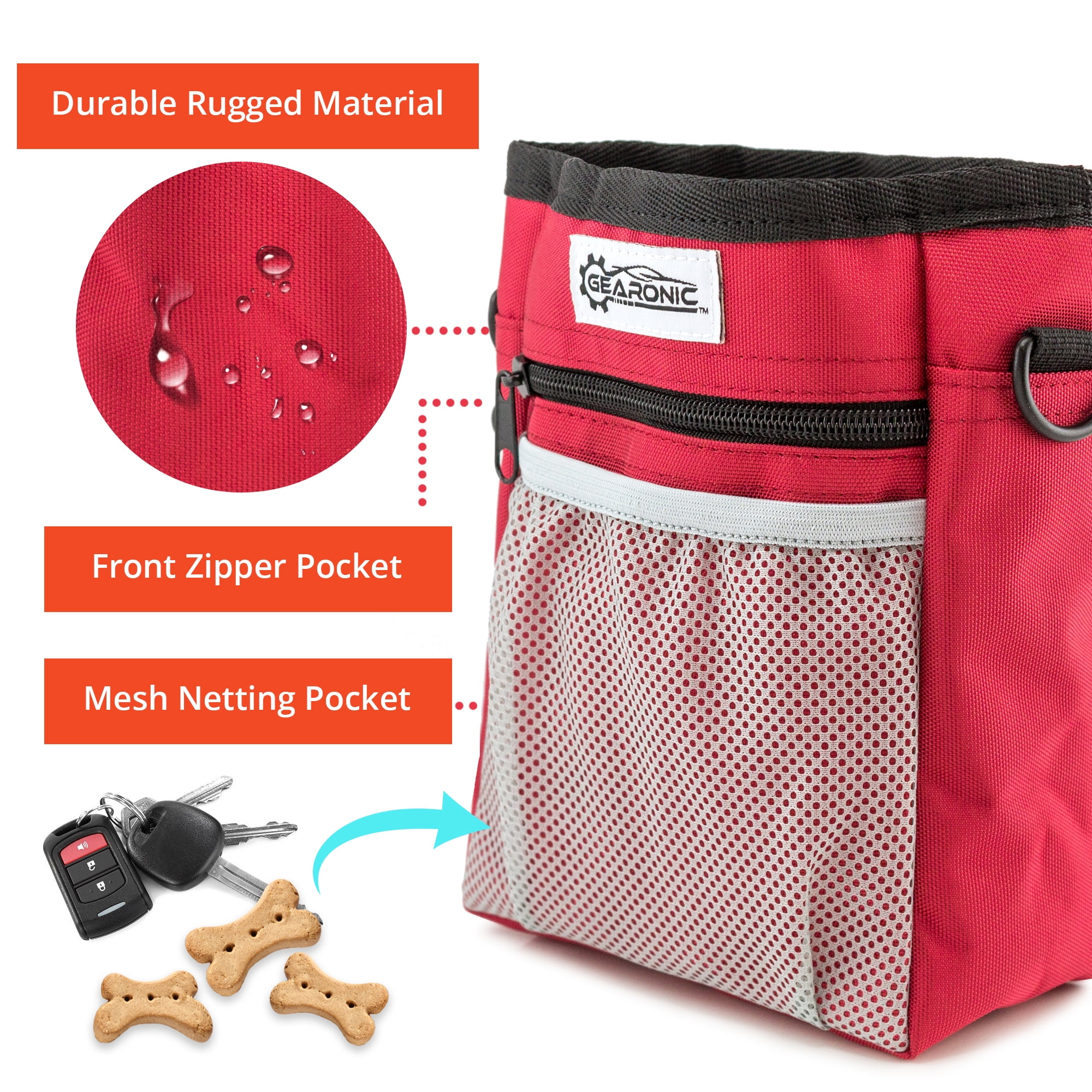 Dog Training Kit Easy to Carry Dog Snacks and Toys Dog Training Bag
