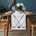 thumbnail image 2 of Golf Ball Table Runner - 70 Inch Long, Kitchen Dining Table Runner Dresser Scarves, Minimalist Golf Club Abstract Simple Retro Farmhouse Decor for Coffee Tables Wedding Party Banquet, 2 of 8