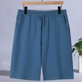 thumbnail image 4 of WRKEKC Shorts for Teen Girls, Girls Summer Shorts, Children's Solid Color Cotton Loose Elastic Waist Pocket Pants, 4 of 5