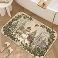 thumbnail image 3 of 1pc A Snowman with Children Absorbent Non-Slip Bathroom Thickened Flannel Rug Decor,Soft,Quick Drying,Suitable For Indoor/outdoor Use,Bathrooms,Bedrooms,Kitchens,Terrace,Laundry Rooms,16"x24", 3 of 9