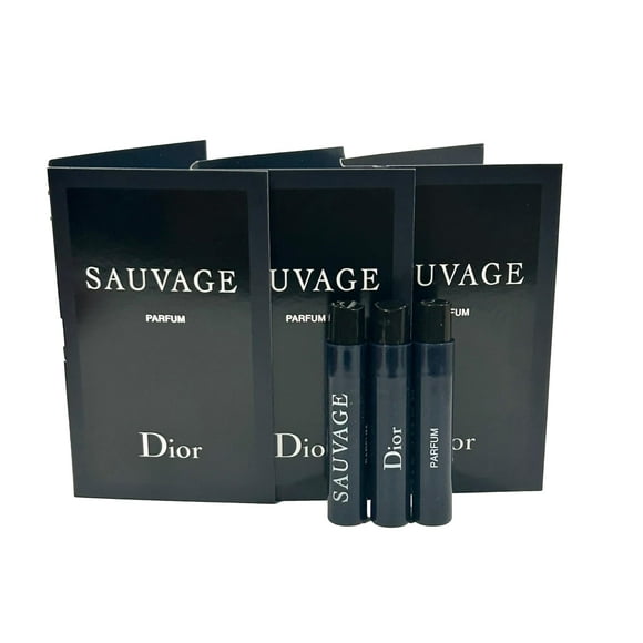 Perfume Dior Christian Sauvage para hombre, muestra de 1 ml, 3 unidades