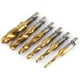 thumbnail image 4 of Juego de 6 brocas de metal para taladro, brocas de metal HSS de 1/4 de pulgada, machos de roscar, vástago hexagonal, brocas hexagonales métricas, machos de roscar M3-m10, 4 of 5