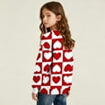 thumbnail image 4 of ATOGUTA Sweatshirt Girl Kids Casual Long Sleeve Loose Valentine's Day Tops Comfy Lightweight Pullovers Size 2T-14, White, 4 of 5