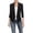 Black, variant on BOOMILK Blazers for Women Business Casual Solid Long Sleeve Suit Jacket Plus Size Slim Office Blazer Black L