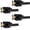 Matte Black, variant on PETGLE 1 Pack Matte Black Door Handles, Keyless Interior Door Knobs, Privacy Door Lever Locksets for Bedroom Bathroom, Heavy Duty Square Door Lock, Reversible for Left&Right Handled Doors