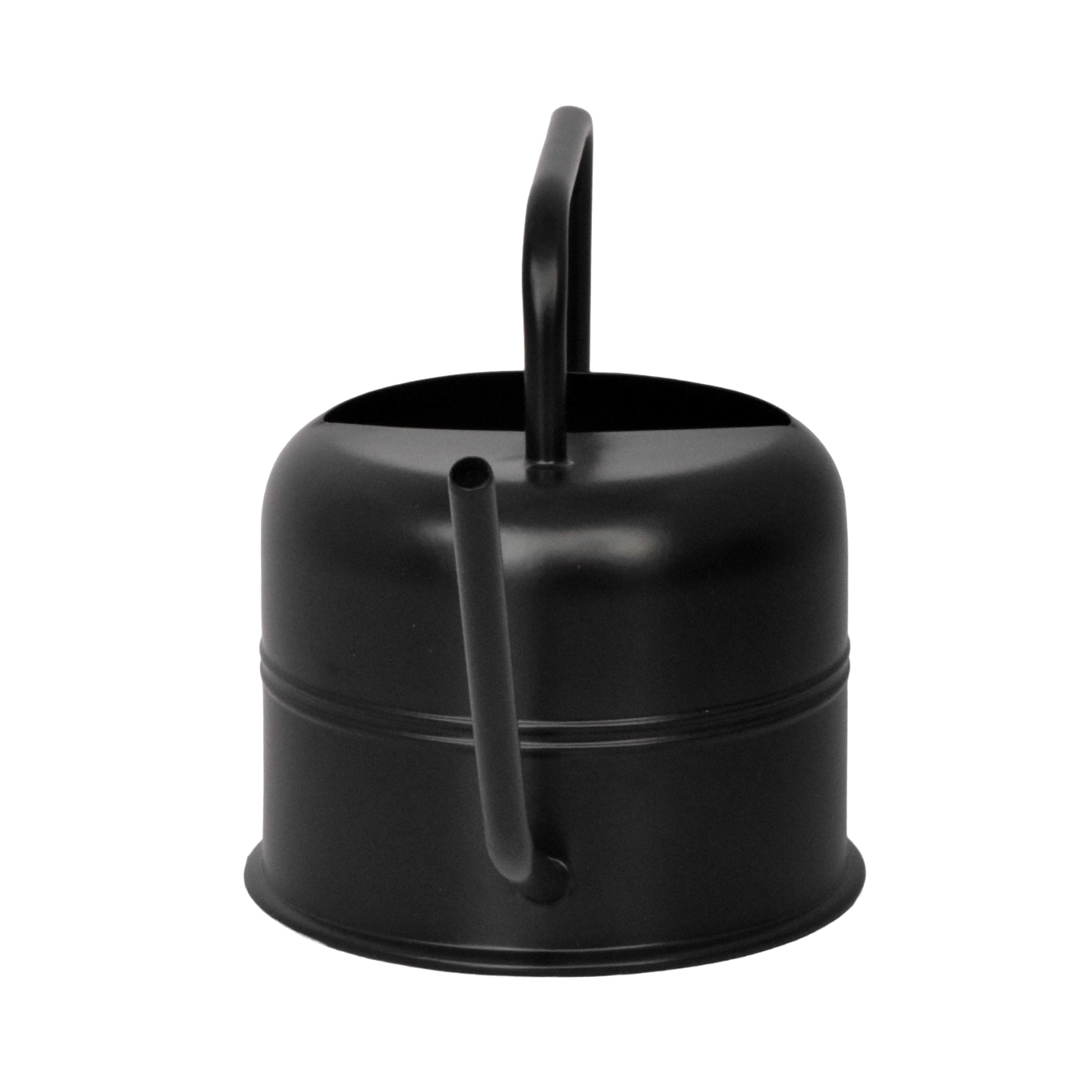 Better Homes & Gardens 0.37 Gallon Metal Watering Can, Black