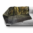 thumbnail image 3 of Street Soft Flannel Fleece Throw Blanket, Old Empty Dark City Streets Avenues with Homes Photograph Civilization Print, Cozy Plush for Indoor and Outdoor Use, 50" x 70", Multicolor, by Ambesonne, 3 of 6