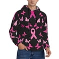 thumbnail image 2 of Goofa Breast Cancer for Men's Hooded Sweatshirt - Lightweight Pullover Hoodie with Kangaroo Pocket, Perfect for Everyday Wear-XX-Large, 2 of 7