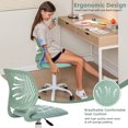thumbnail image 2 of Homy Casa Ergonomic Drafting Chair with Adjustable Height, 360° Swivel and Quiet Casters for Art Studio, Craft Table and DIY Projects, 2 of 5