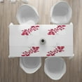 thumbnail image 3 of Ambesonne Pink and White Place Mats Set of 4, Flower Butterfly, Standard Size, Dark Coral Pale Grey, 3 of 4