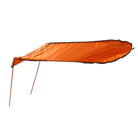 Kayak Sun Shade Canopy Waterproof Oxford Fabric Foldable Easy to Install Portable Sunshade Awning for Boat Canoe Orange