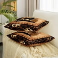 thumbnail image 3 of Cute Deer Throw Pillow Covers 18"x18" Set of 2 Soft for Girls Boys Kids Deer Hunting Throw Pillowcases Room Bear Paw Print Tree Pattern Pillow Cases Cushion Covers Exotic Style Brown Cushion Cases, 3 of 6