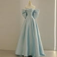 Dress with Jacket And Dress Sky Blue Princess Evening Dress Tube Top