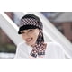 thumbnail image 2 of Masumi Katia Plus Sombrero de Verano para Mujer Sombrero para el Sol Protección UV para Mujer (Florenza Escarlata Negra), 2 of 8