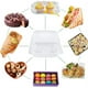 thumbnail image 5 of 100 Uds. Cajas Individuales para Rebanadas de Pastel, Recipientes para Postres, Cajas para Tartas de Queso, Cajas Cuadradas Apilables, Cajas Transparentes para Alimentos, 5 of 9