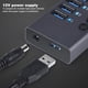 thumbnail image 5 of Hub USB de 10 puertos, 5 Gbps, Plug and Play, adaptador multipuerto USB C, estación de acoplamiento USB C para PC de escritorio, 100?240V, 5 of 8