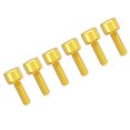thumbnail image 3 of 6 tornillos de poste m5x18 con arandelas, aleación de titanio para piezas de mantenimiento de bicicletas de montaña y bicicletas de carretera, 3 of 10